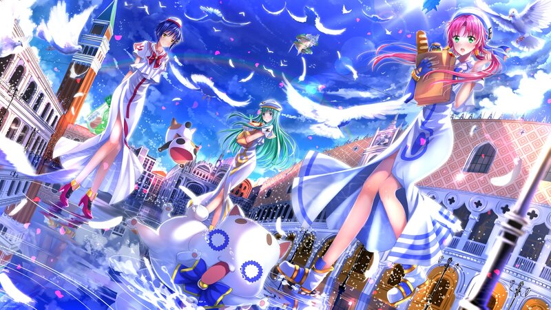 Three Girls in White Dresses — Blue, Fantastical