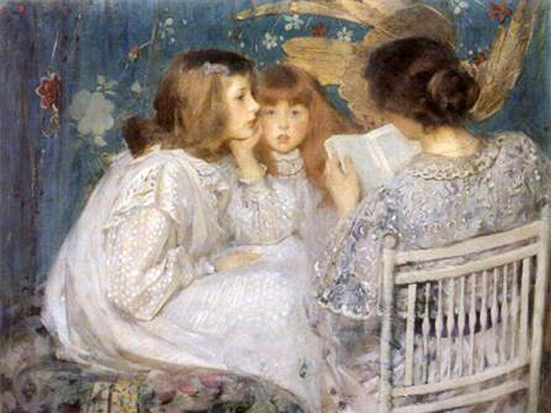 Three Girls in White Dresses — Calm