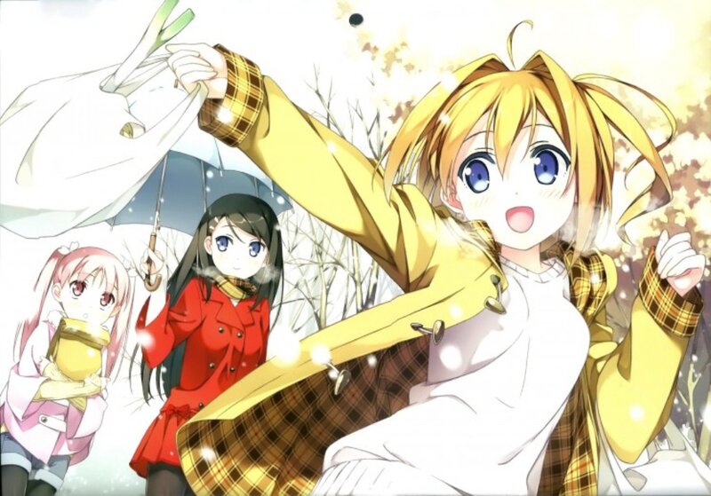 Three Girls in Winter — Yellow
