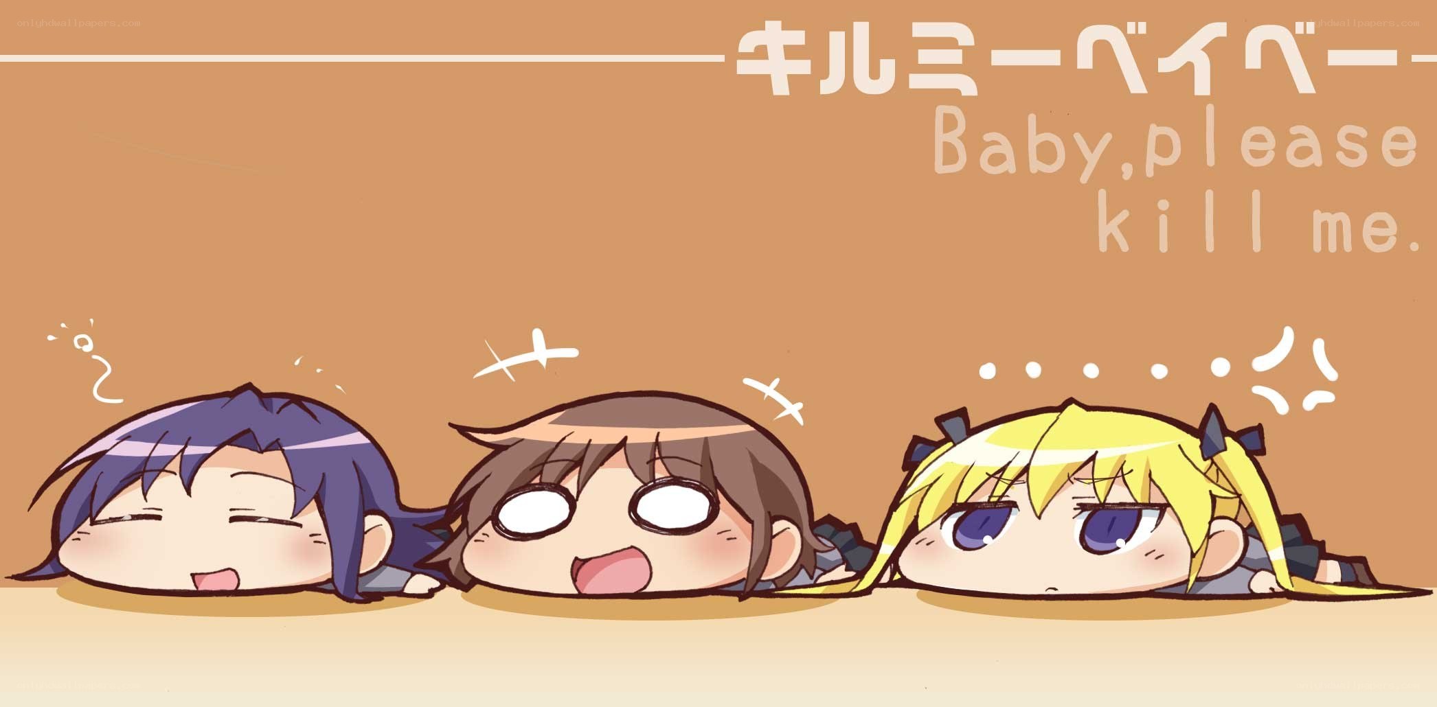 Three girls lying on the ground