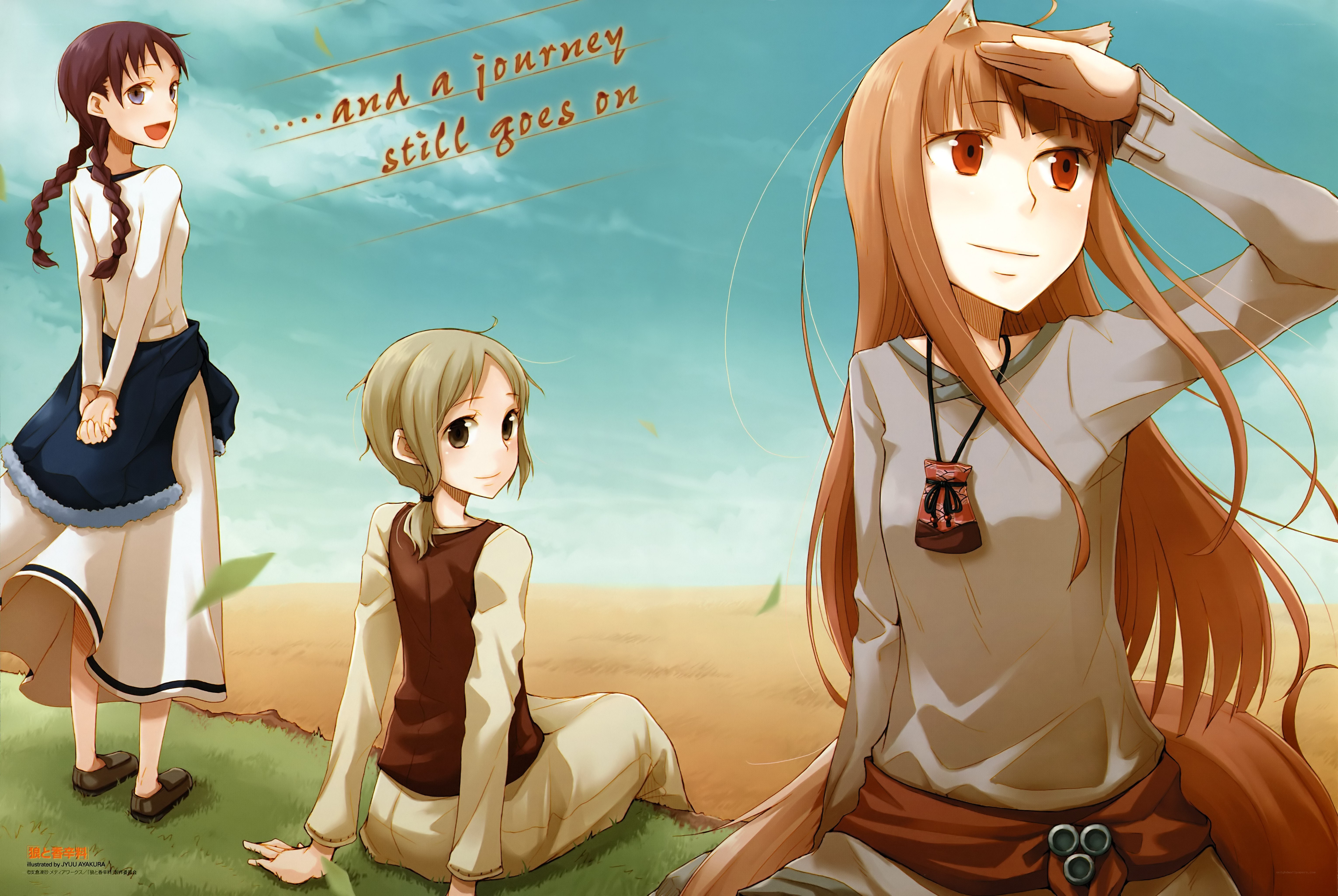 three girls on a journey