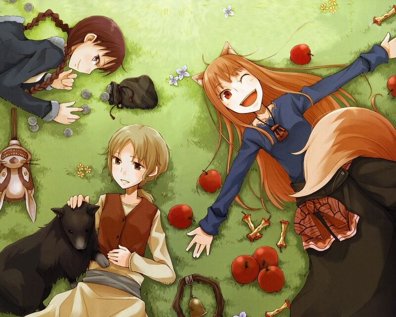 Three Girls on Grass — Green