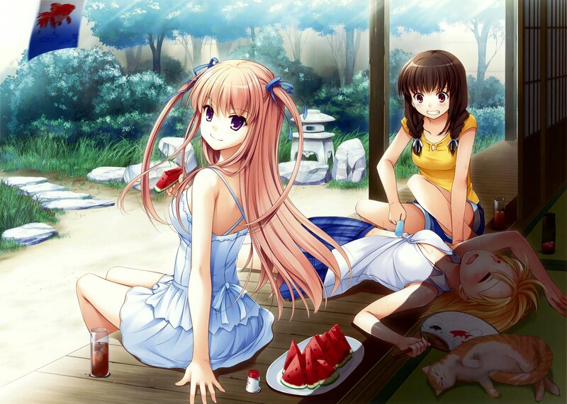 Three Girls on Porch
