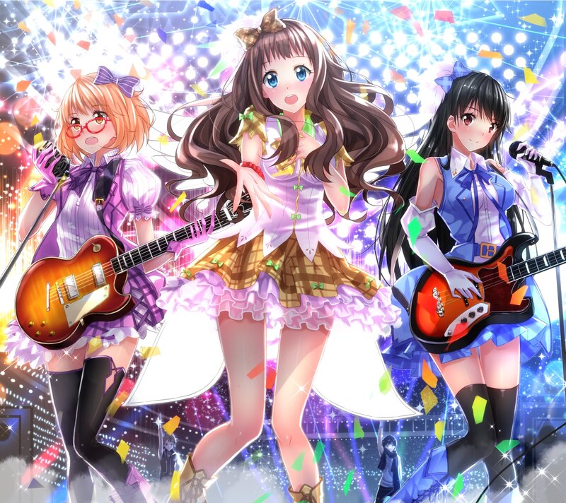 Three Girls Performing on Stage