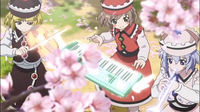Three Girls Playing Instruments — Pink, Peaceful