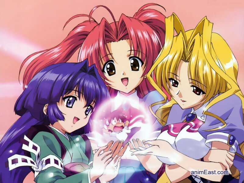 three girls with glowing orb