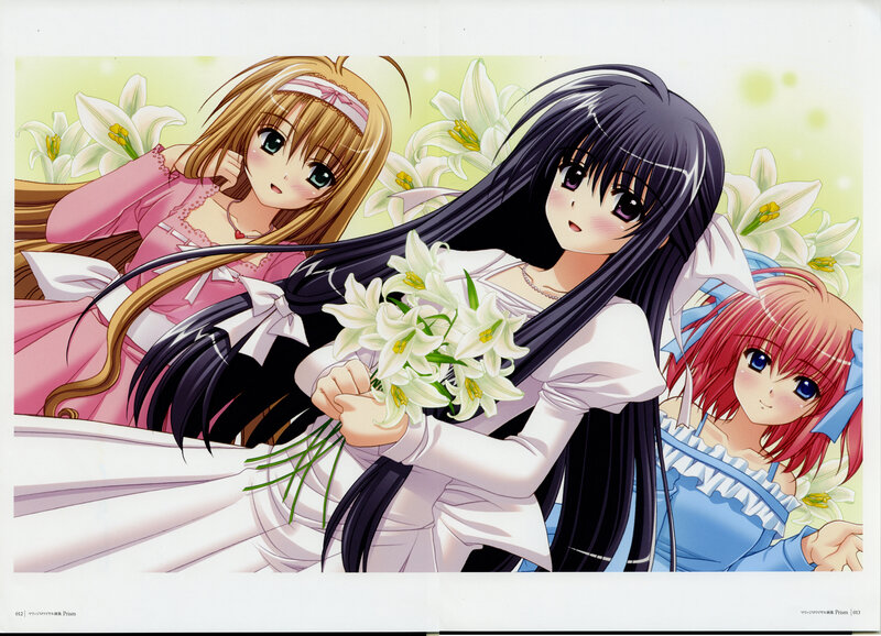 Three Girls with Lilies
