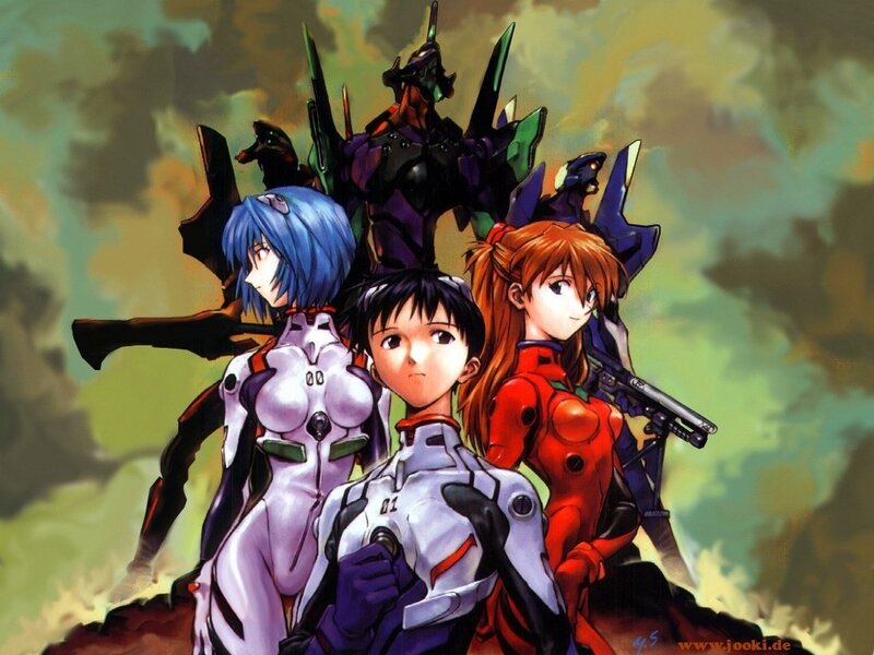 Three Girls with Mechs — Blue