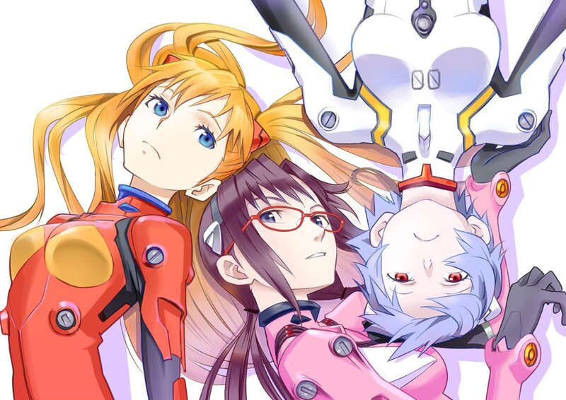 Three Girls with Mechs — Red