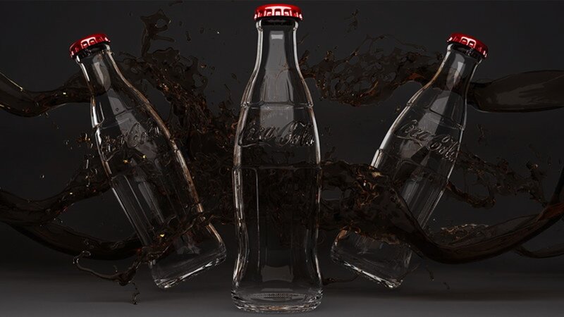 Three Glass Bottles