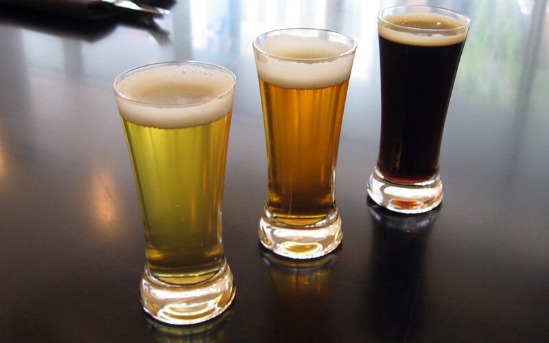 Three Glasses of Beer — Brown, Calm