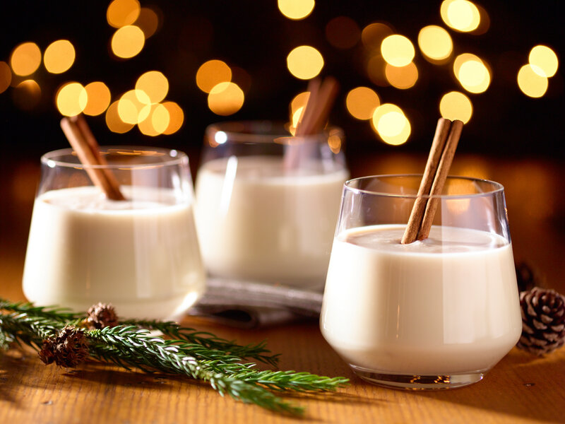 Three Glasses of Eggnog