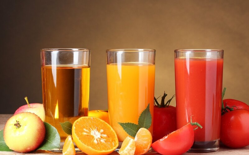 Three Glasses of Juice