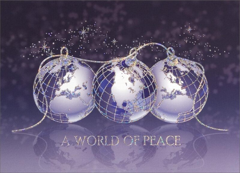 Three Globe Ornaments