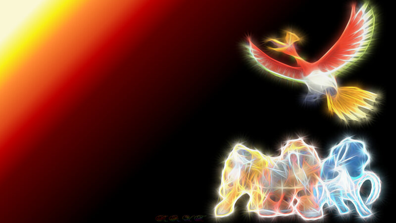 Three Glowing Creatures