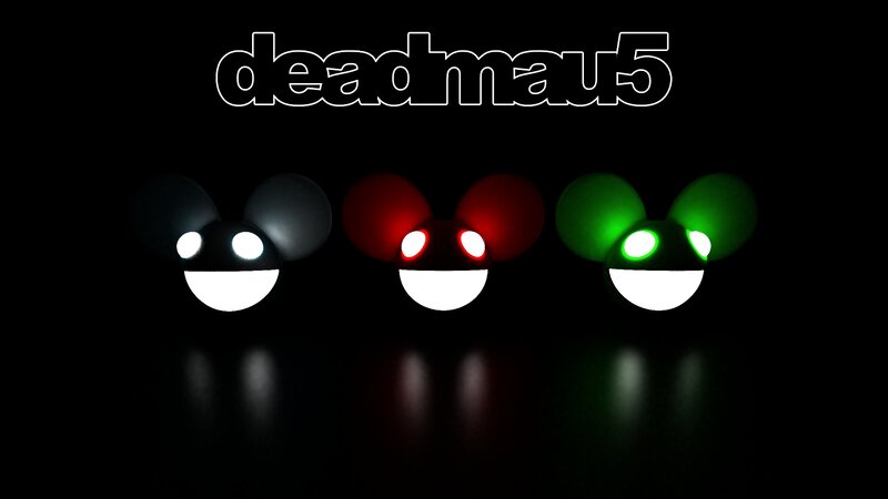Three Glowing Heads