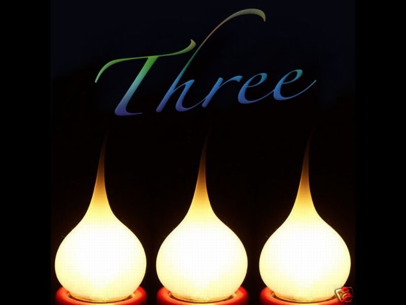 Three Glowing Lamps