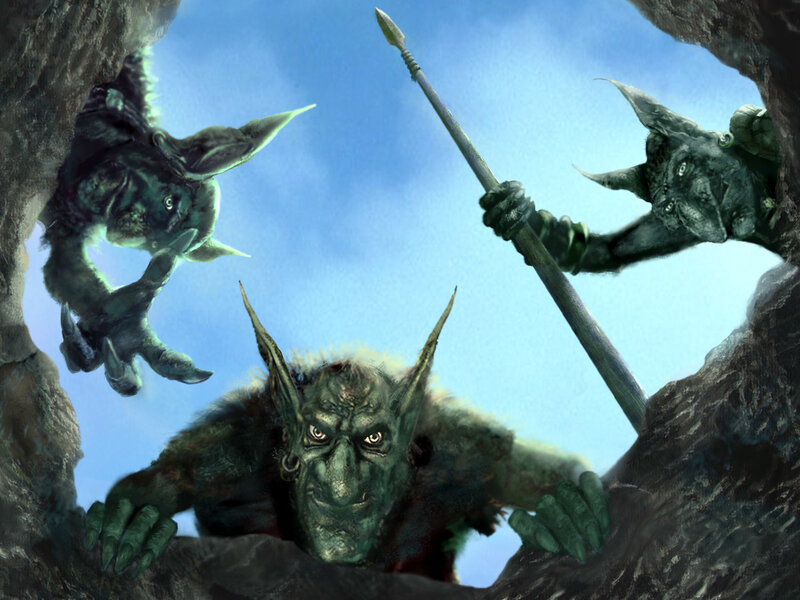 Three Goblin Creatures
