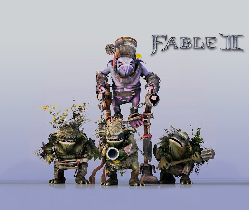 Three Goblin-like Creatures