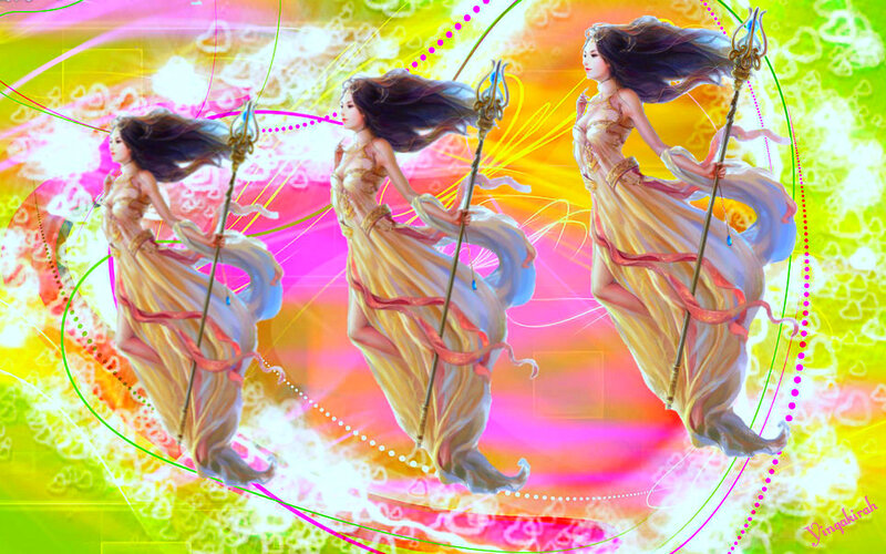 Three Goddess Figures