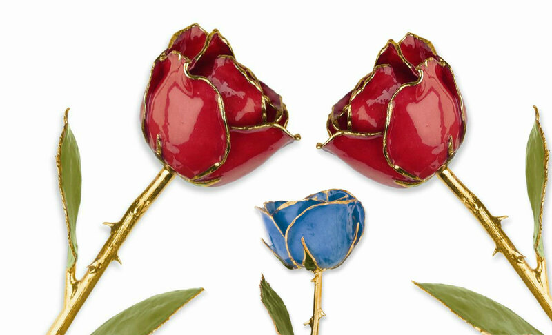 Three Gold-leaf Roses