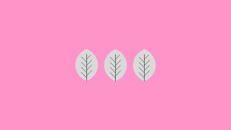 Three Gray Leaves