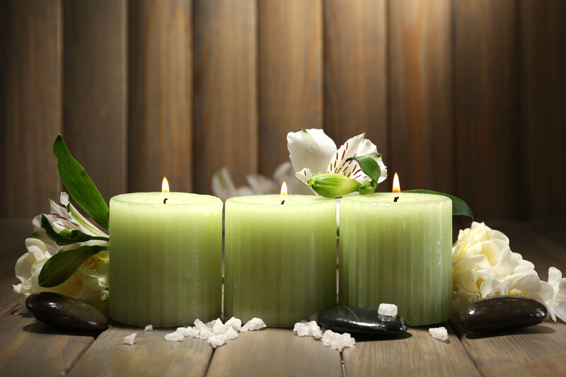 Three Green Candles