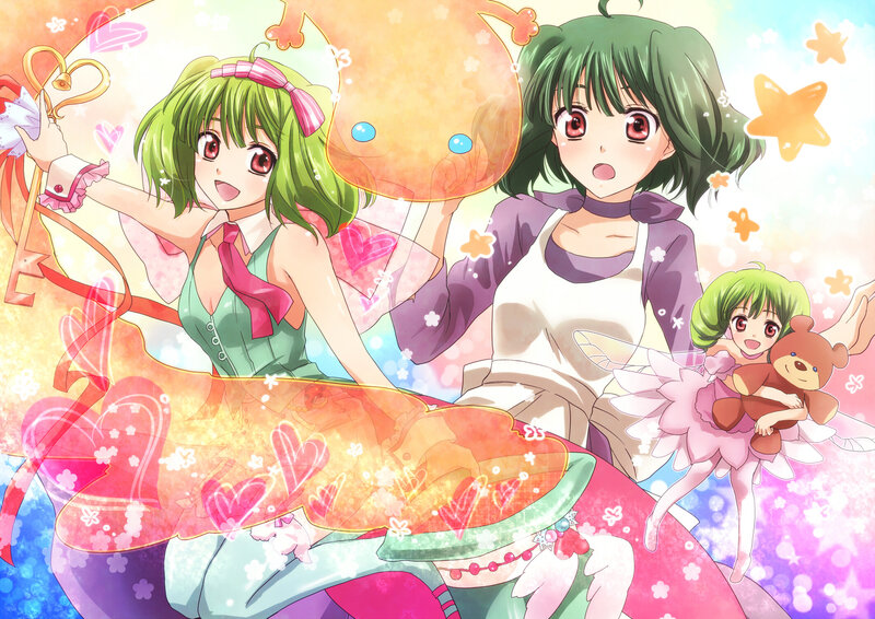 Three Green-haired Girls