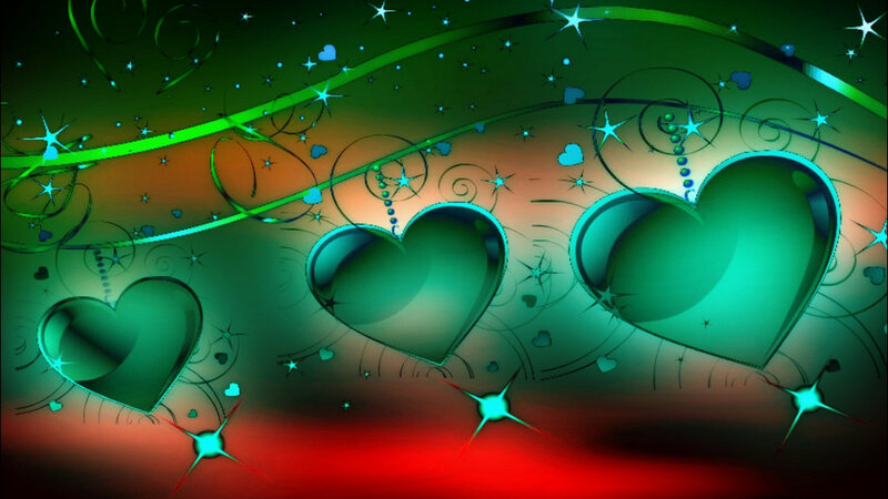 Three Green Hearts