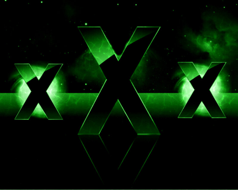 Three Green X Symbols
