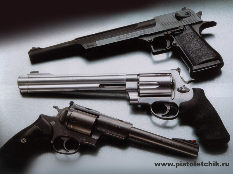 Three Handguns — Black