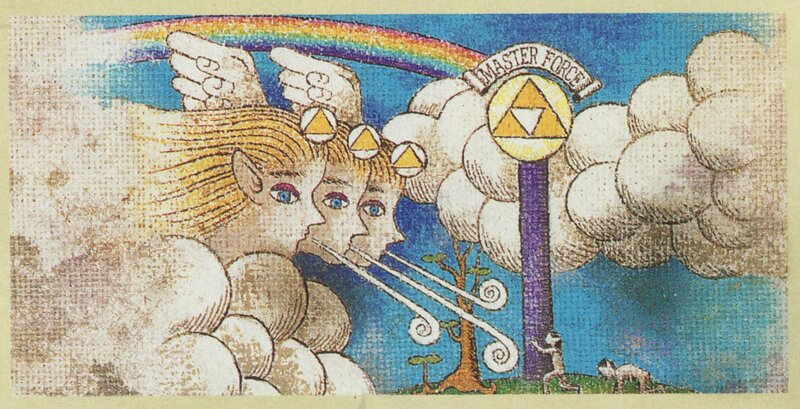 Three-headed Angel Blowing Wind