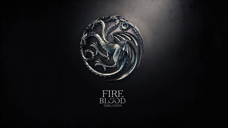 Three-headed Dragon Emblem — Black, Dramatic