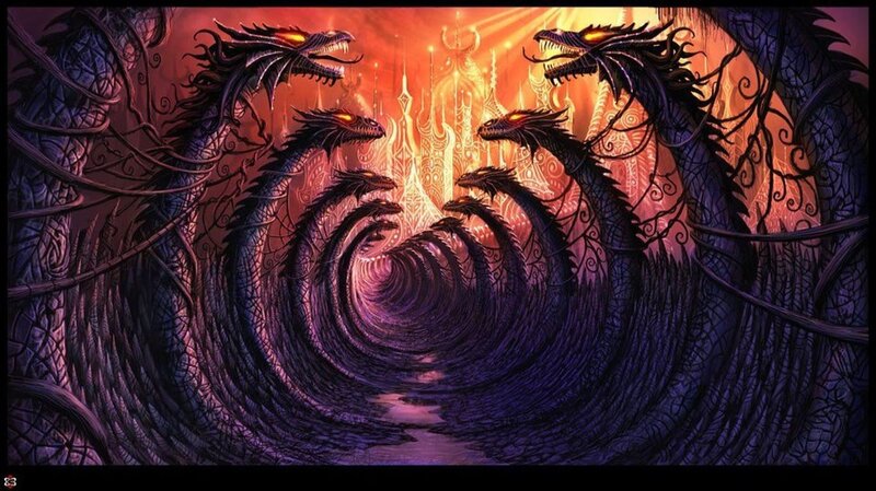 Three-headed Dragon — Purple