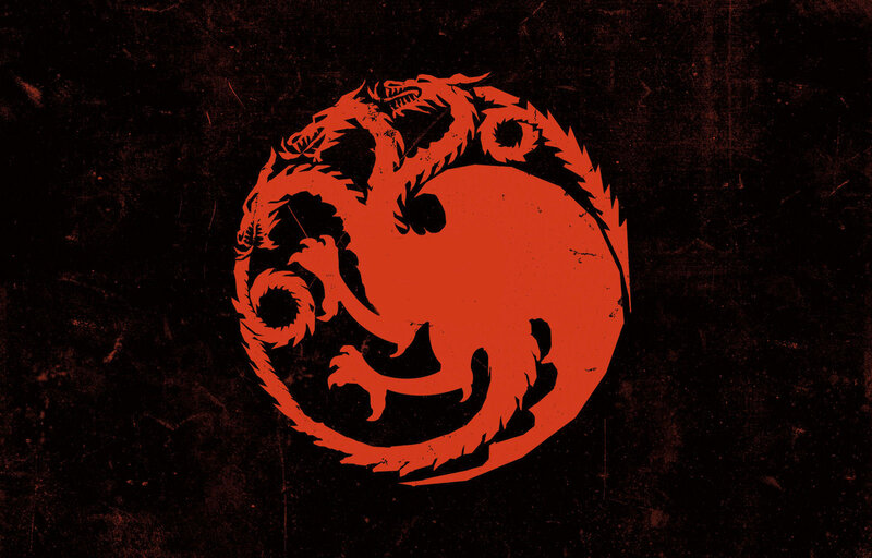 Three-headed Dragon — Red, Dark, Ominous