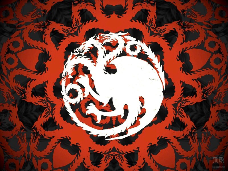Three-headed Dragon — White, Dramatic, Digital Art