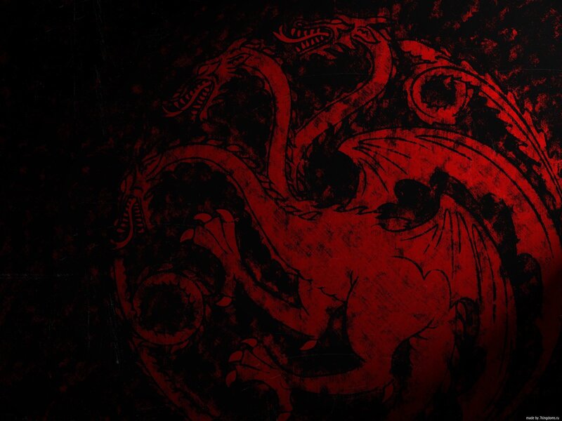 Three-headed Red Dragon — Dark, Ominous