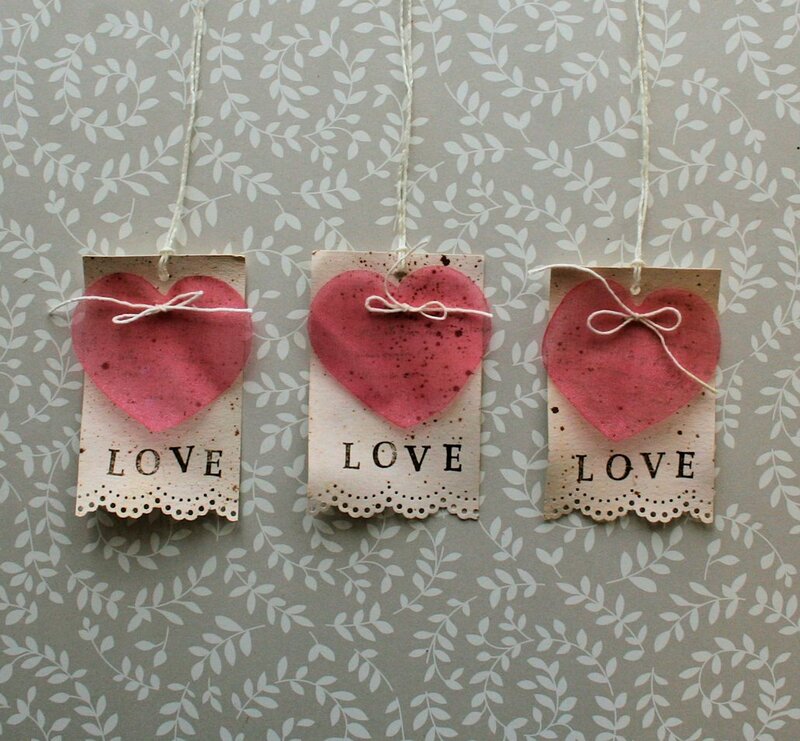 Three Heart Tags