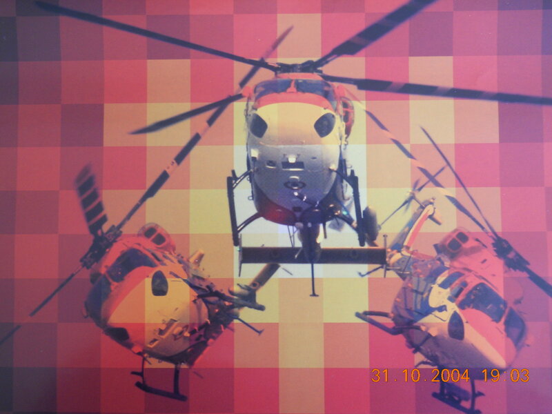 Three Helicopters