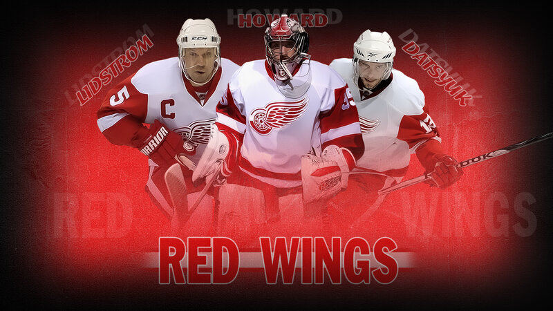 Three Hockey Players