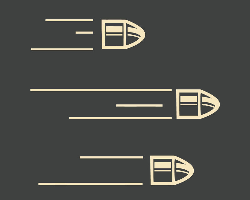 Three horizontal lines with icons