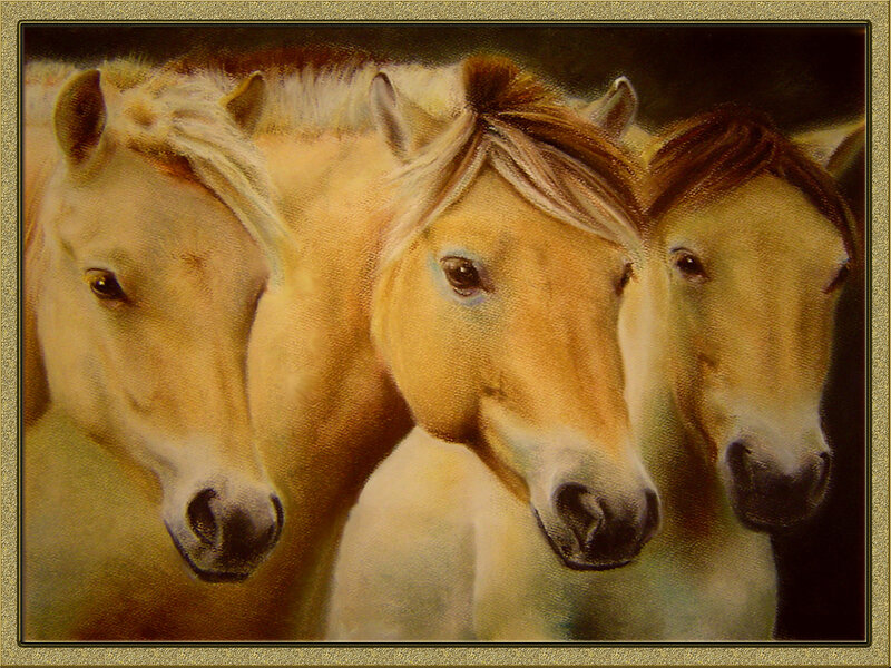 Three Horses Heads