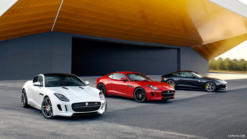 Three Jaguar Sports Cars