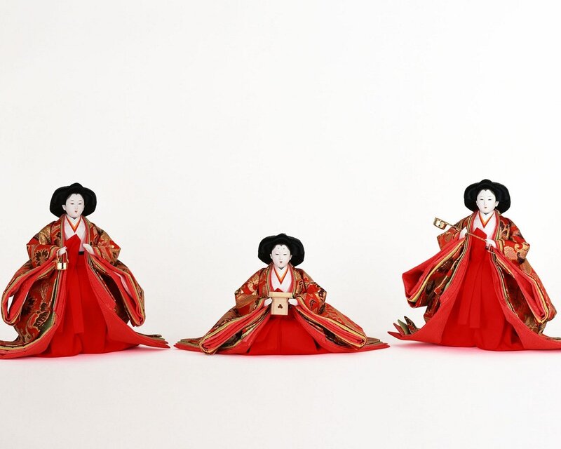 Three Japanese Dolls