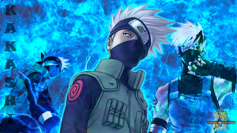 Three Kakashi Hatake Figures
