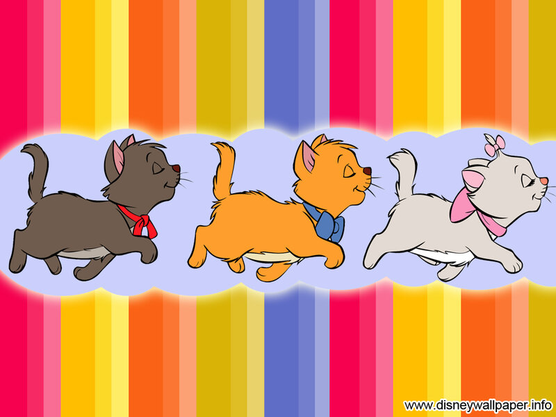Three Kittens Running