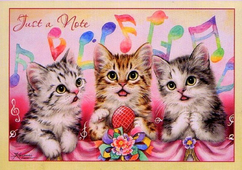Three Kittens Singing