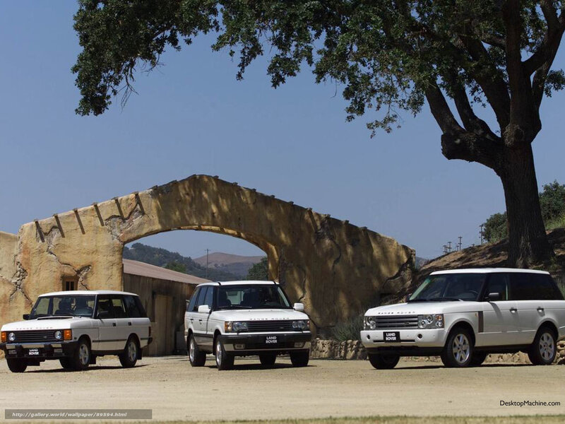 Three Land Rover Range Rovers
