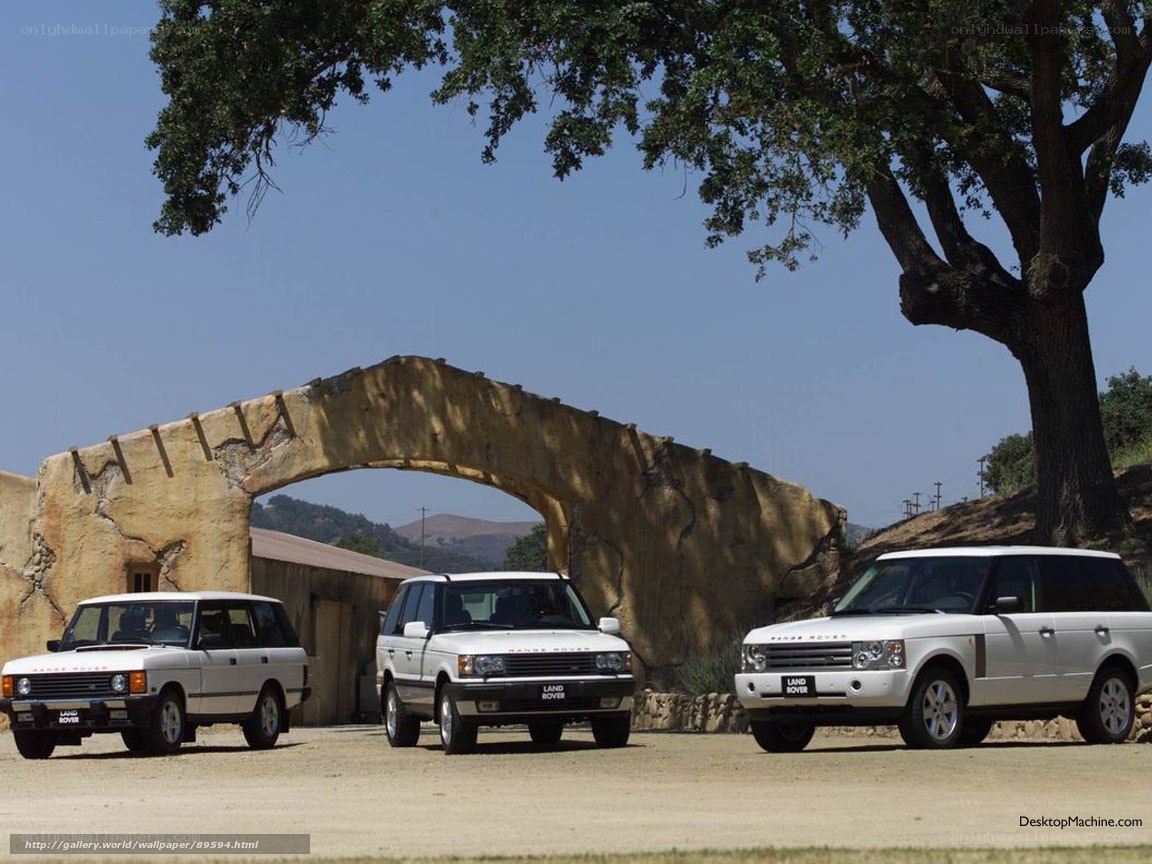 Three Land Rover Range Rovers
