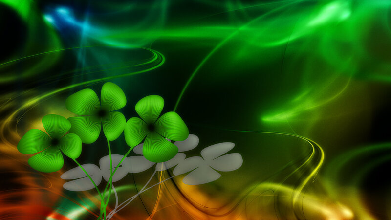 Three-leaf Clovers — Green, Vibrant